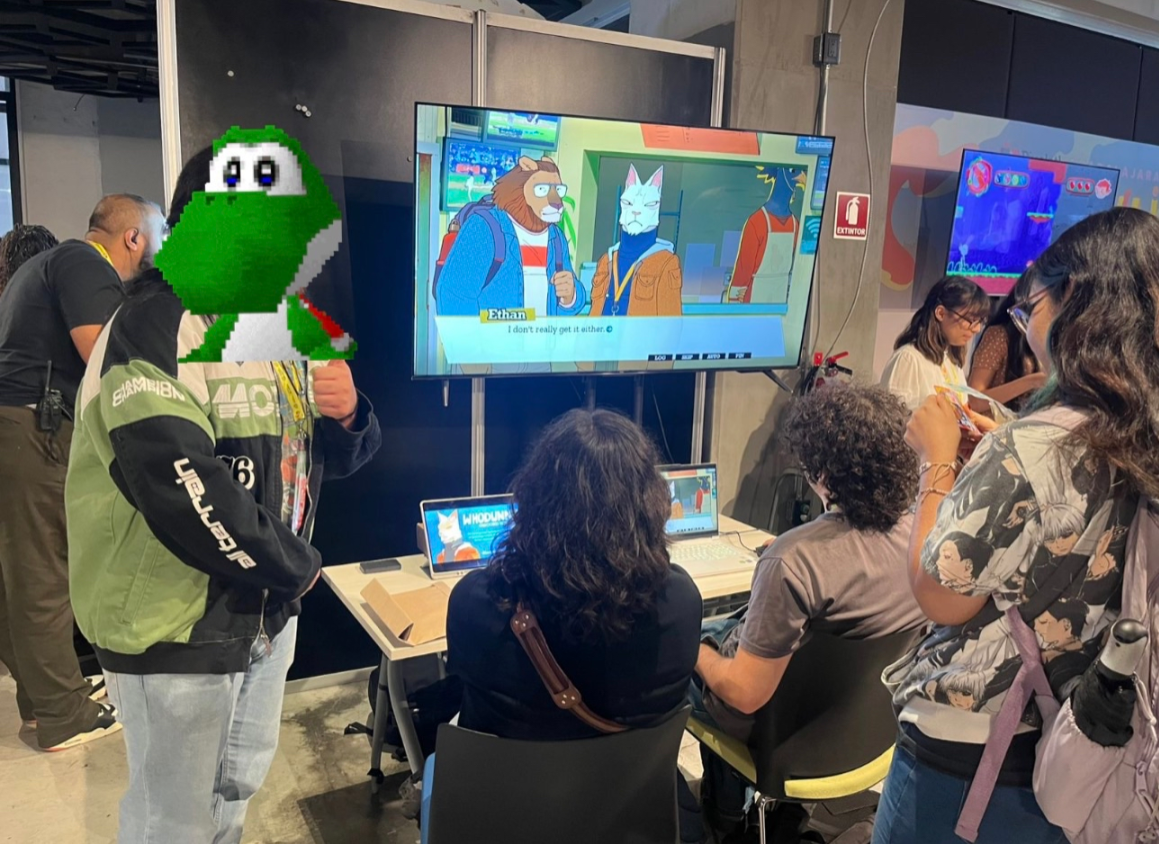 Me showcasing WHODUNNIT?